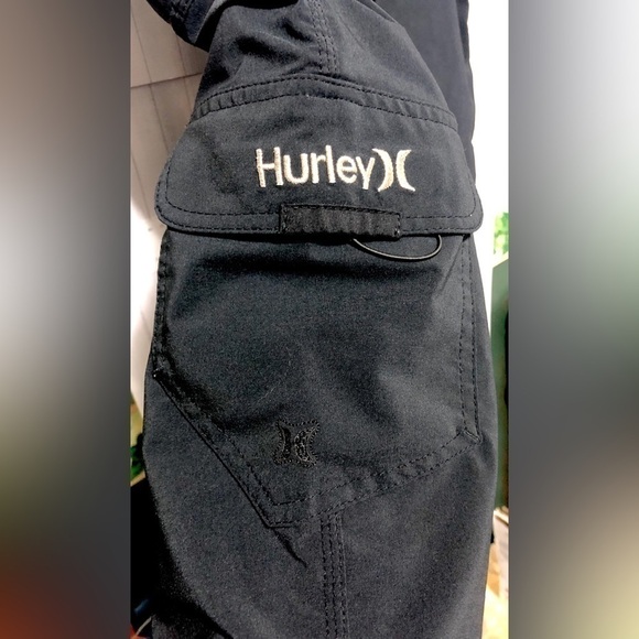 🎯Hurley Black Silver Phantom One & Only Board Shorts - Picture 13 of 16